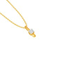 Pinpoint Glam Round Diamond Pendant 18 KT / Yellow Gold