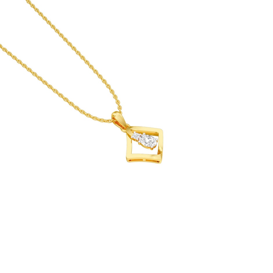 KI-PD00506-OV-025 18 KT / Yellow Gold
