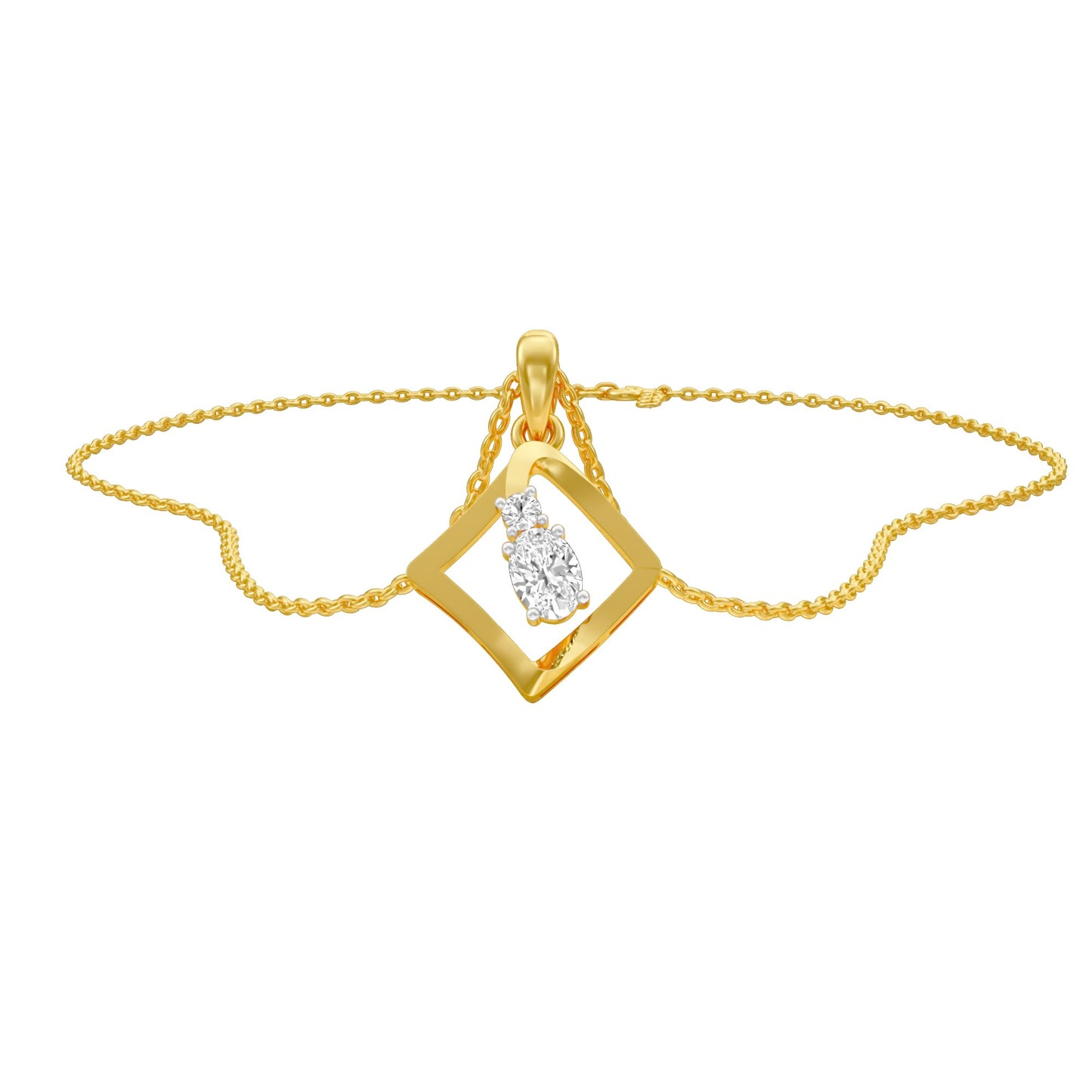 KI-PD00506-OV-025 18 KT / Yellow Gold