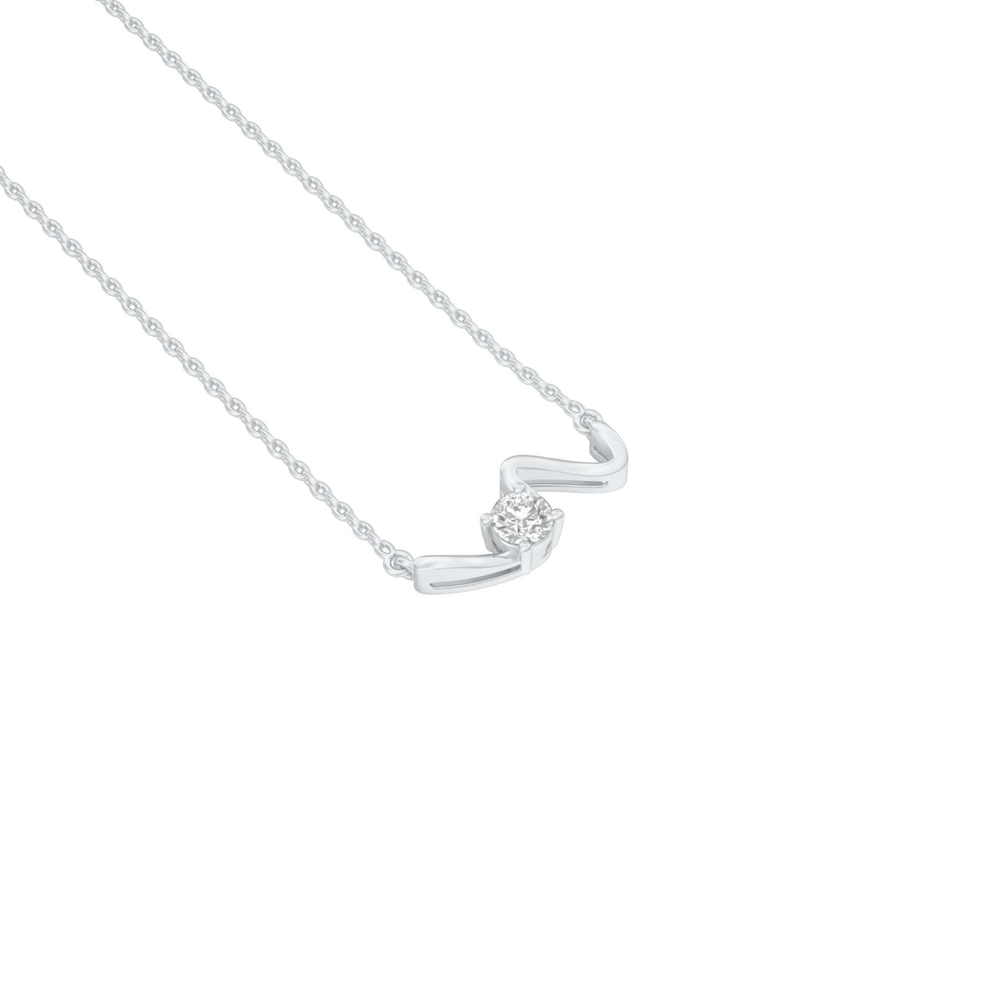 KI-PD00508-RB-025 18 KT / White Gold