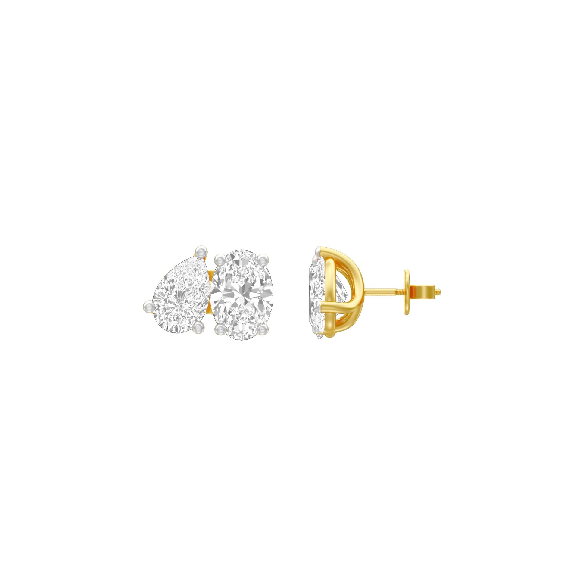 KI-PSE00017 18 KT / Yellow Gold