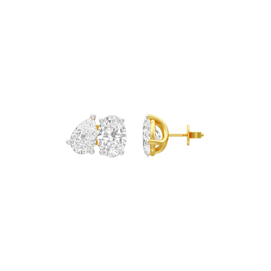 KI-PSE00017 18 KT / Yellow Gold