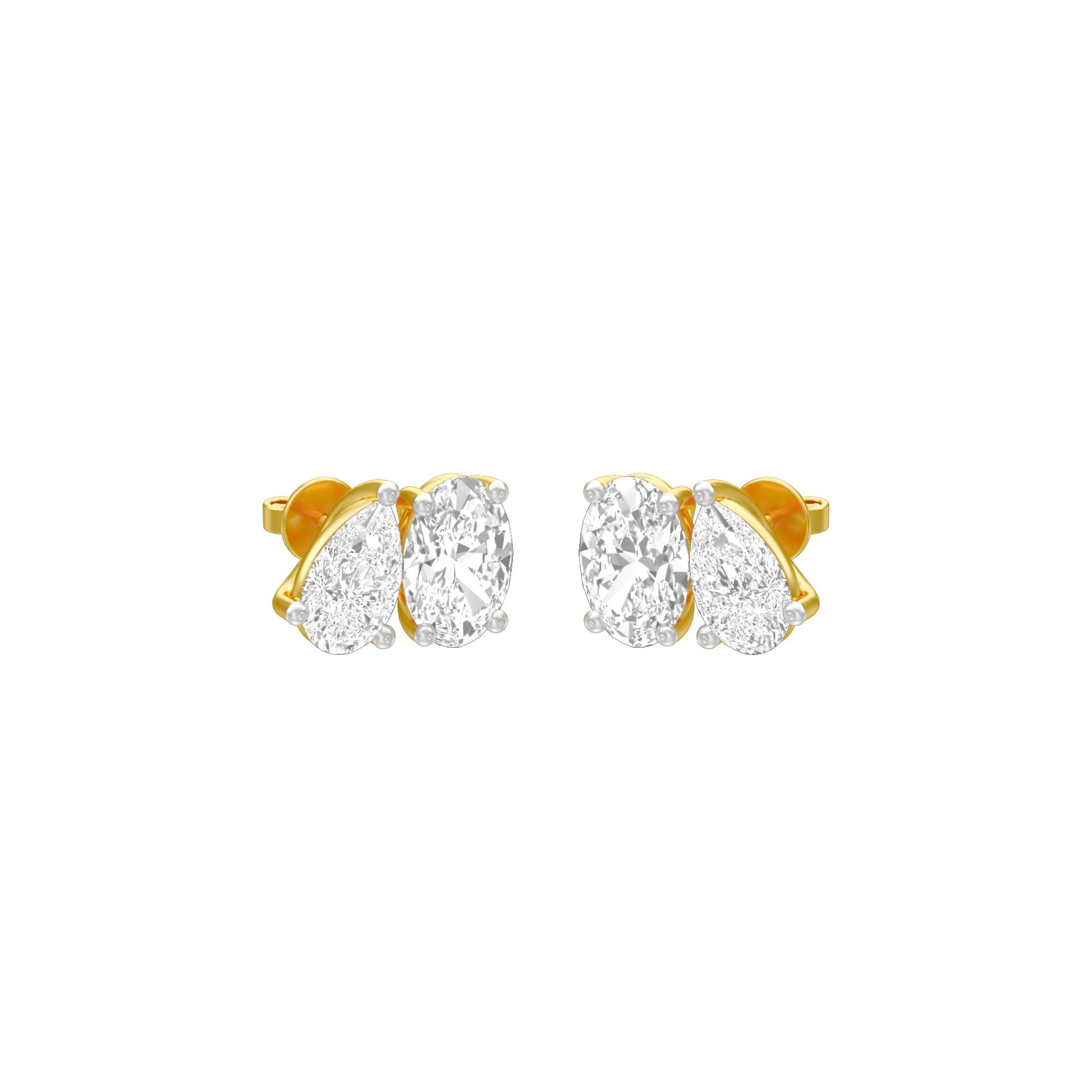 KI-PSE00017 18 KT / Yellow Gold