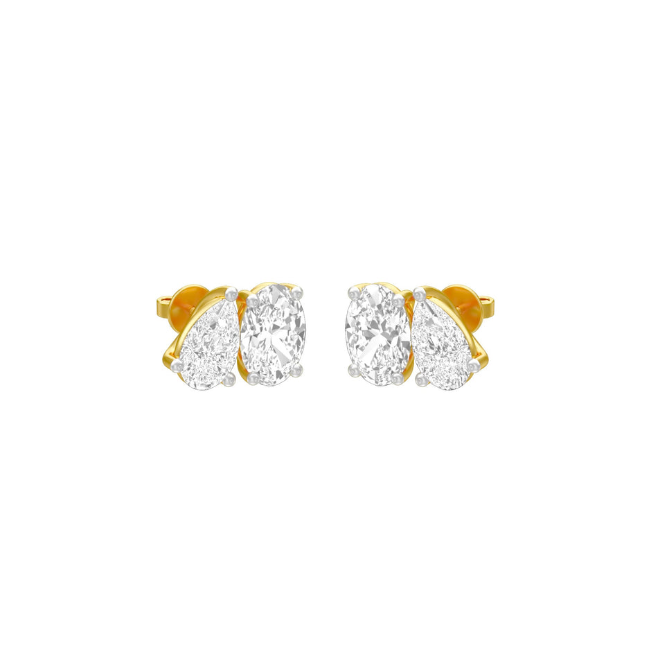 KI-PSE00017 18 KT / Yellow Gold