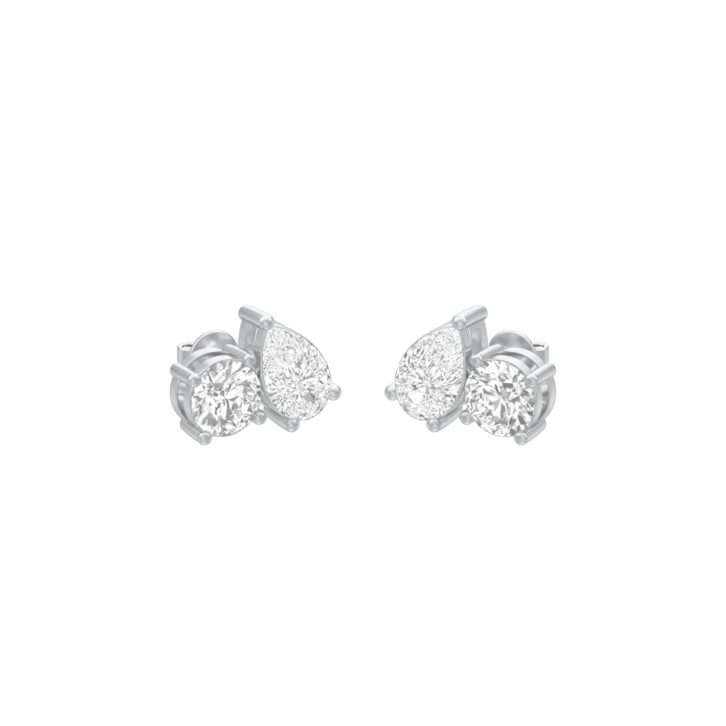 Dualite Diamond Tanmanya Earrings