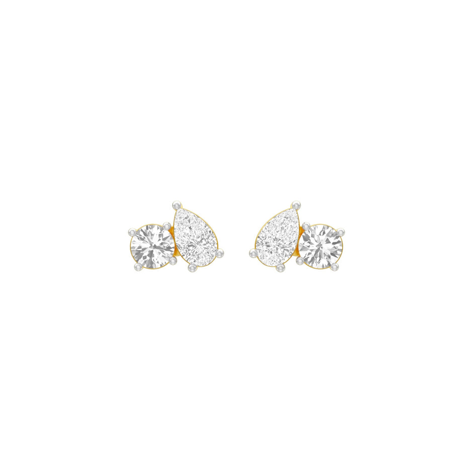 Dualite Diamond Tanmanya Earrings