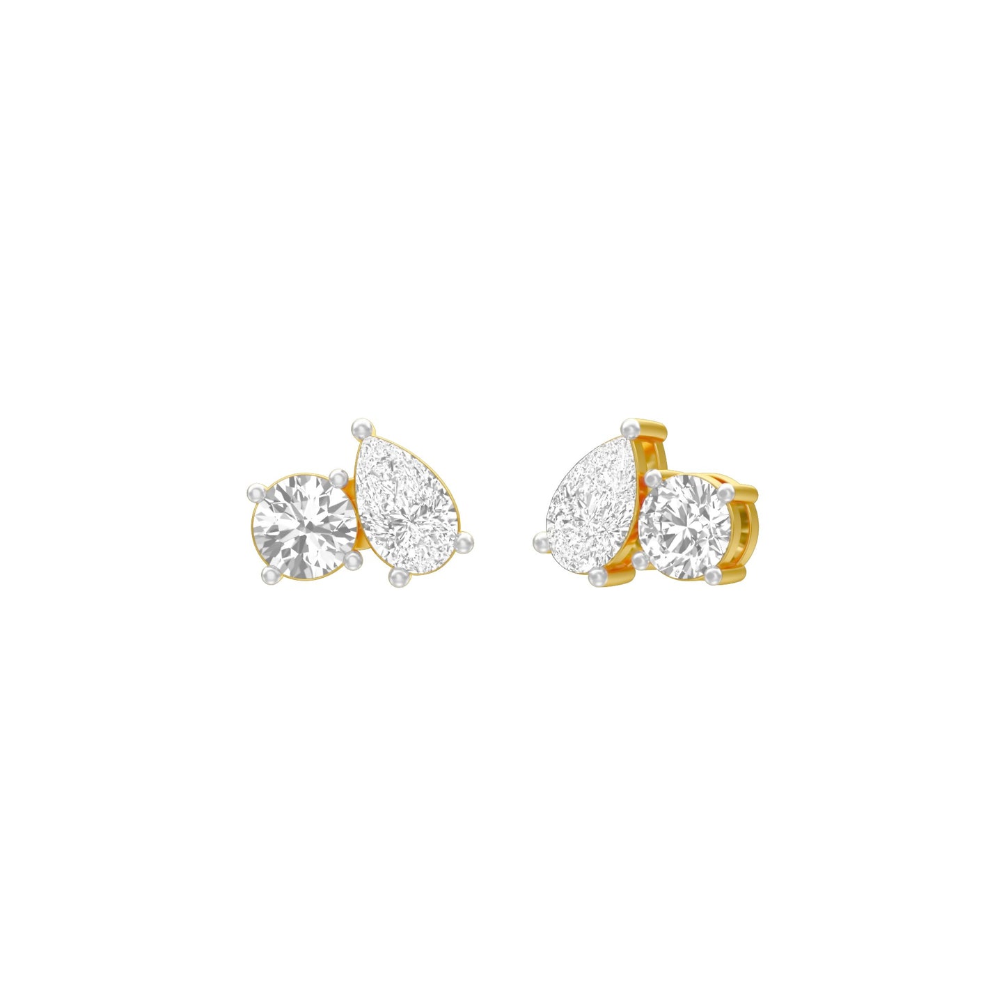 Dualite Diamond Tanmanya Earrings