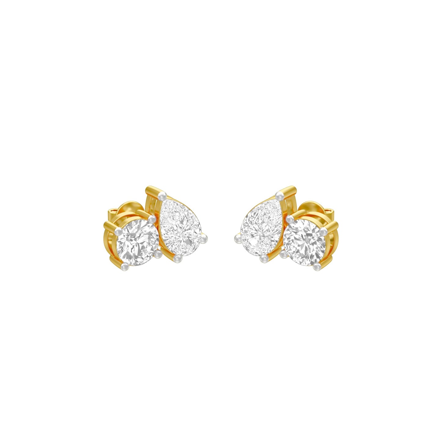 Dualite Diamond Tanmanya Earrings