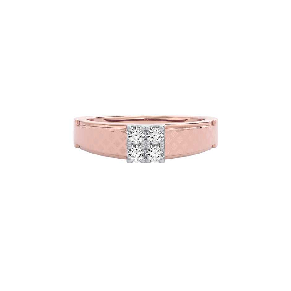 The Bold Ember Diamond Men's Ring