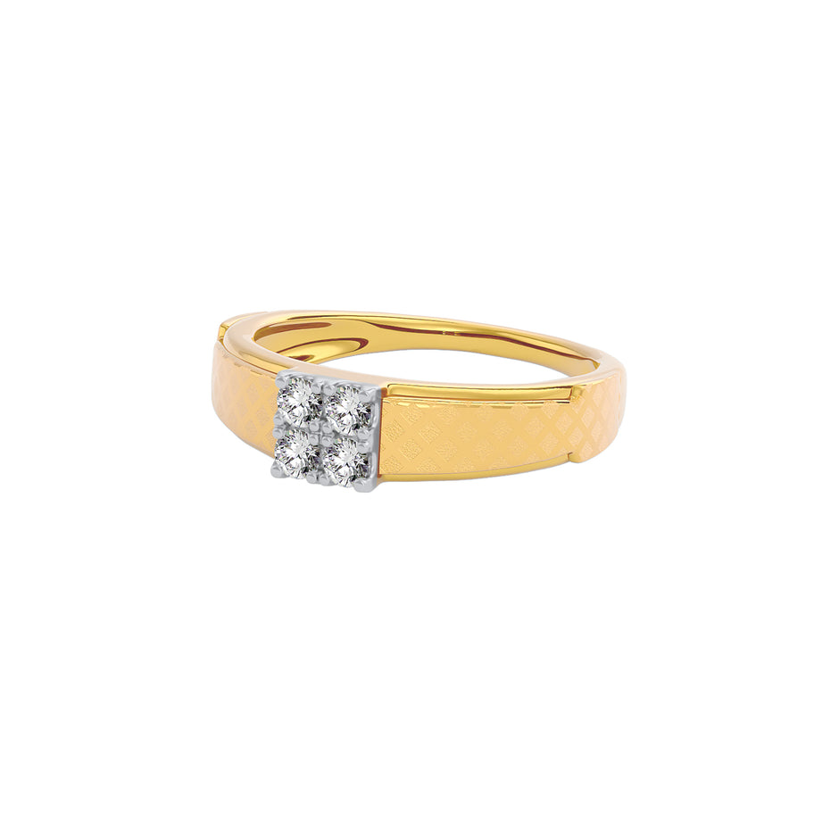The Bold Ember Diamond Men's Ring