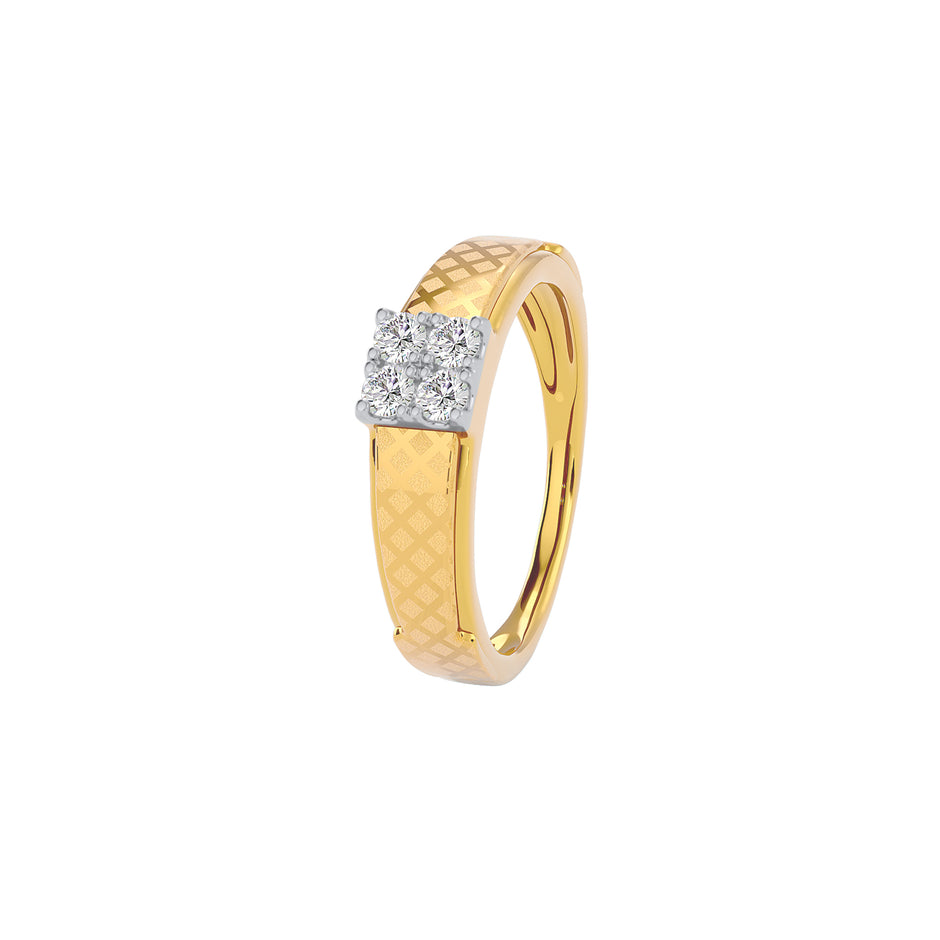 The Bold Ember Diamond Men's Ring