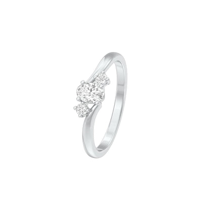 LL-LR02135-OV-025-A 18 KT / White Gold / 24