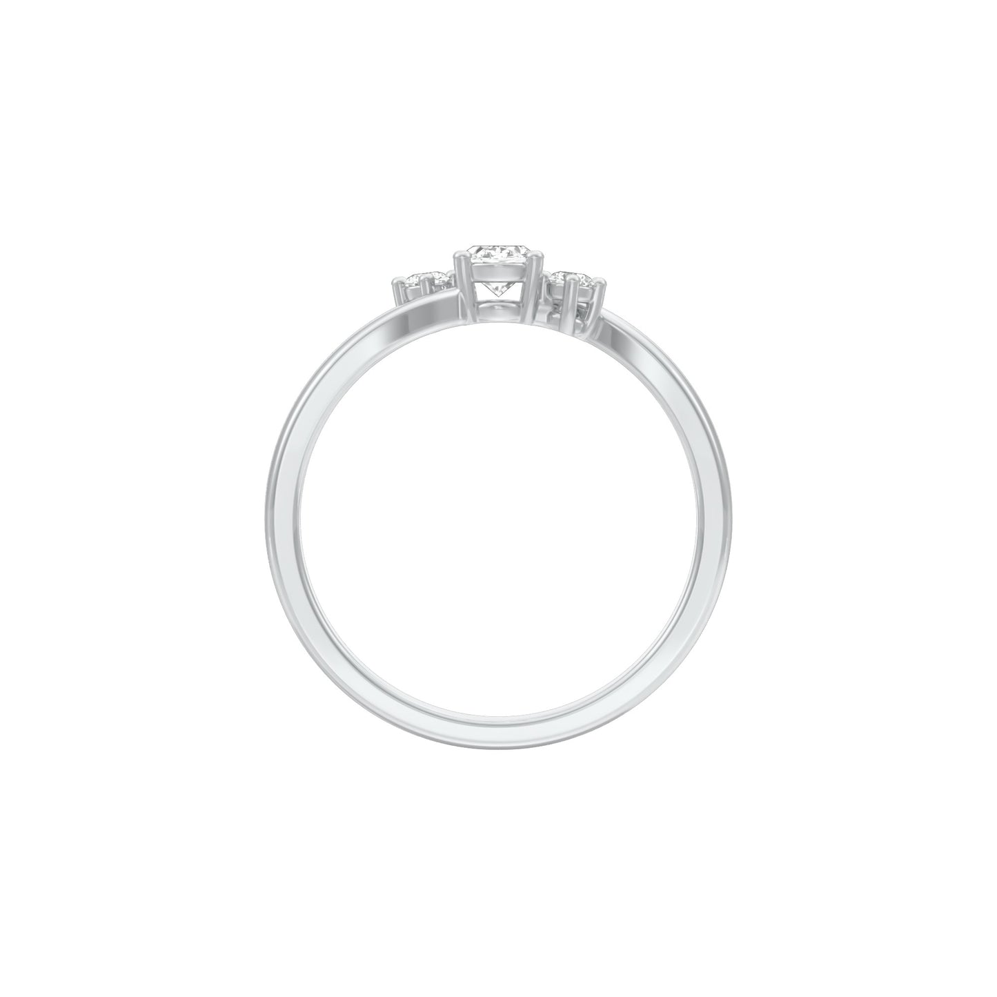 LL-LR02135-OV-025-A 18 KT / White Gold / 24