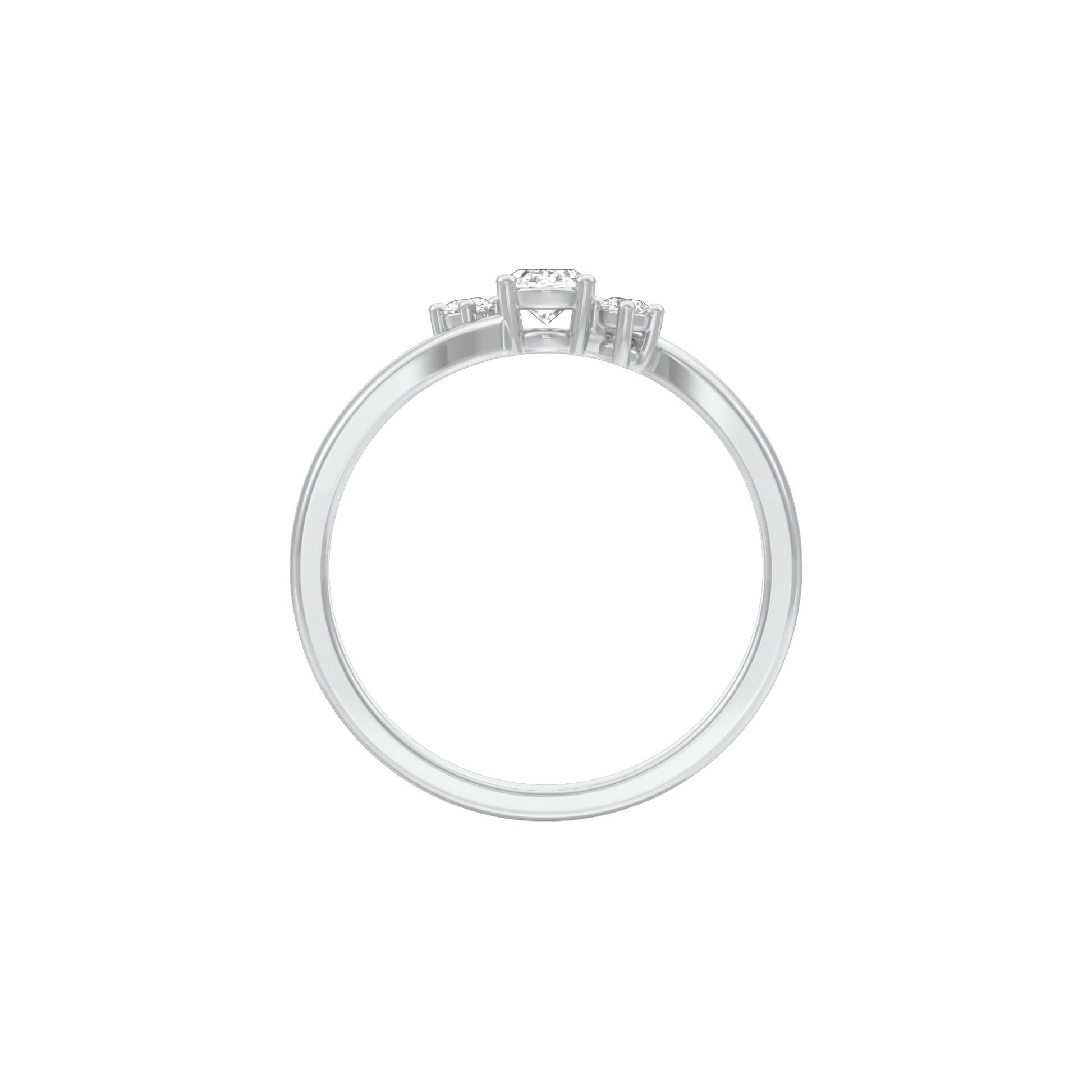 LL-LR02135-OV-025-A 18 KT / White Gold / 24