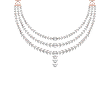 Moon's Phasefall Diamond Necklace