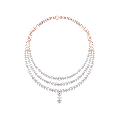Moon's Phasefall Diamond Necklace