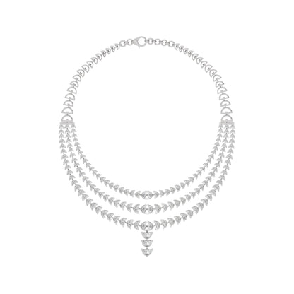 Moon's Phasefall Diamond Necklace