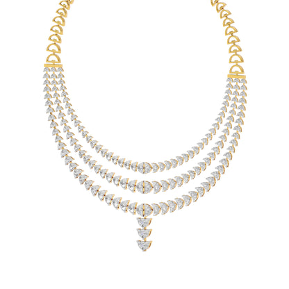 Moon's Phasefall Diamond Necklace