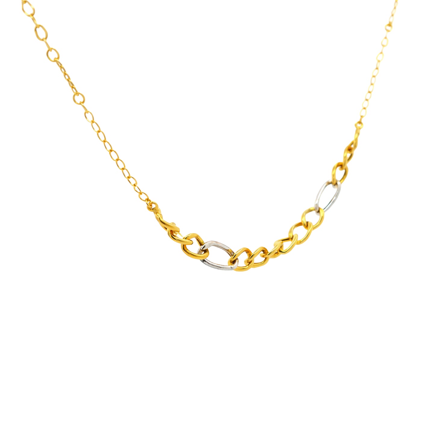 Orvexa Dual Link Gold Necklace