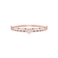 The Anchored Heart Diamond Mangalsutra Bracelet 18 KT / Rose Gold