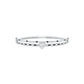 The Anchored Heart Diamond Mangalsutra Bracelet 18 KT / White Gold