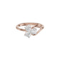 The Unfurling Diamond Ring 18 KT / Rose Gold / 18