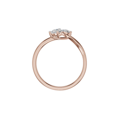 The Unfurling Diamond Ring 18 KT / Rose Gold / 18