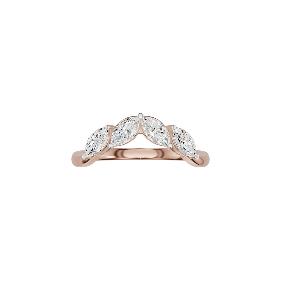 Tiara Marqusie Diamond Ring 18 KT / Rose Gold / 18