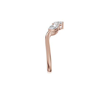 Tiara Marqusie Diamond Ring 18 KT / Rose Gold / 18
