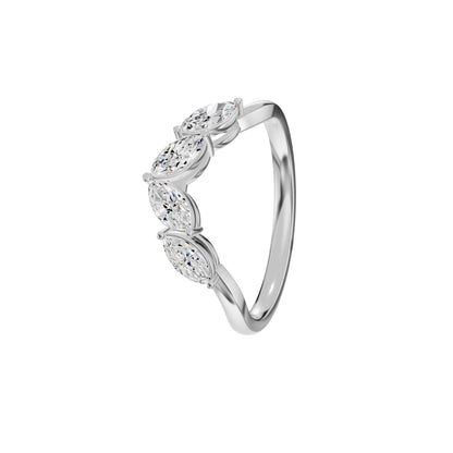 Tiara Marqusie Diamond Ring 18 KT / White Gold / 18