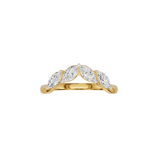 Tiara Marqusie Diamond Ring 18 KT / Yellow Gold / 18