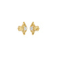 Apple of The Eye Diamond Stud Earrings 18 KT / Yellow Gold