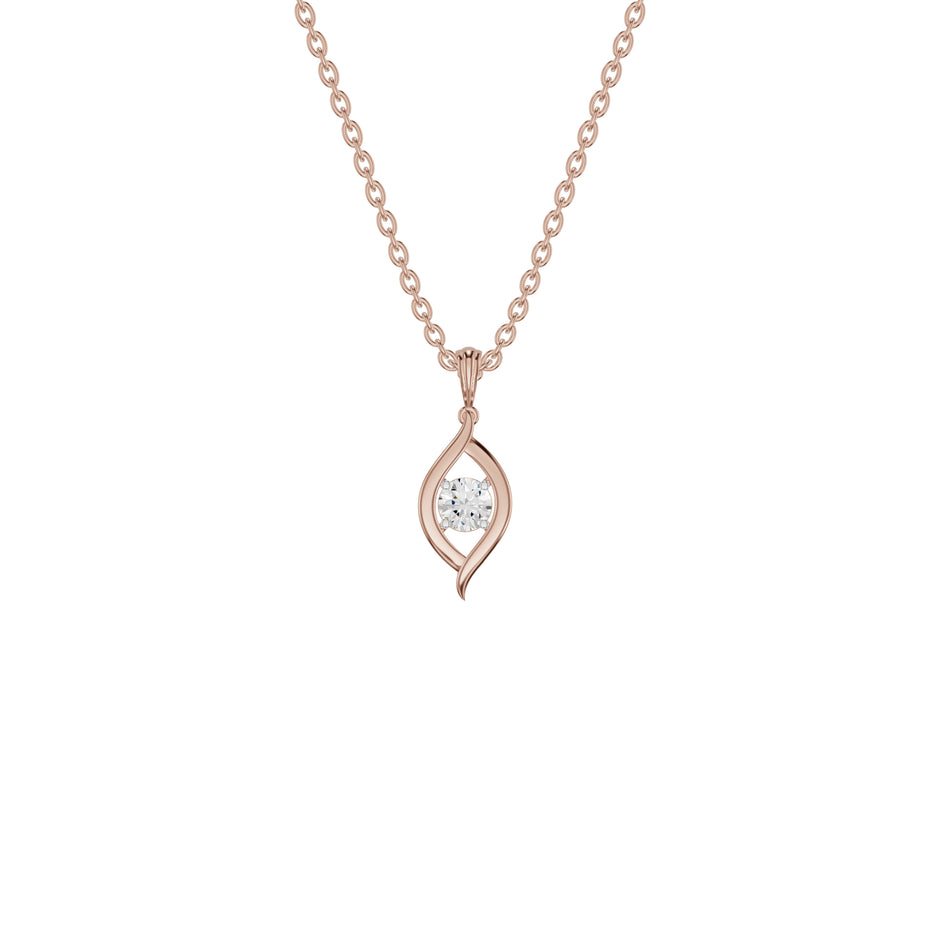 Apple of The Eye Diamond Pendant