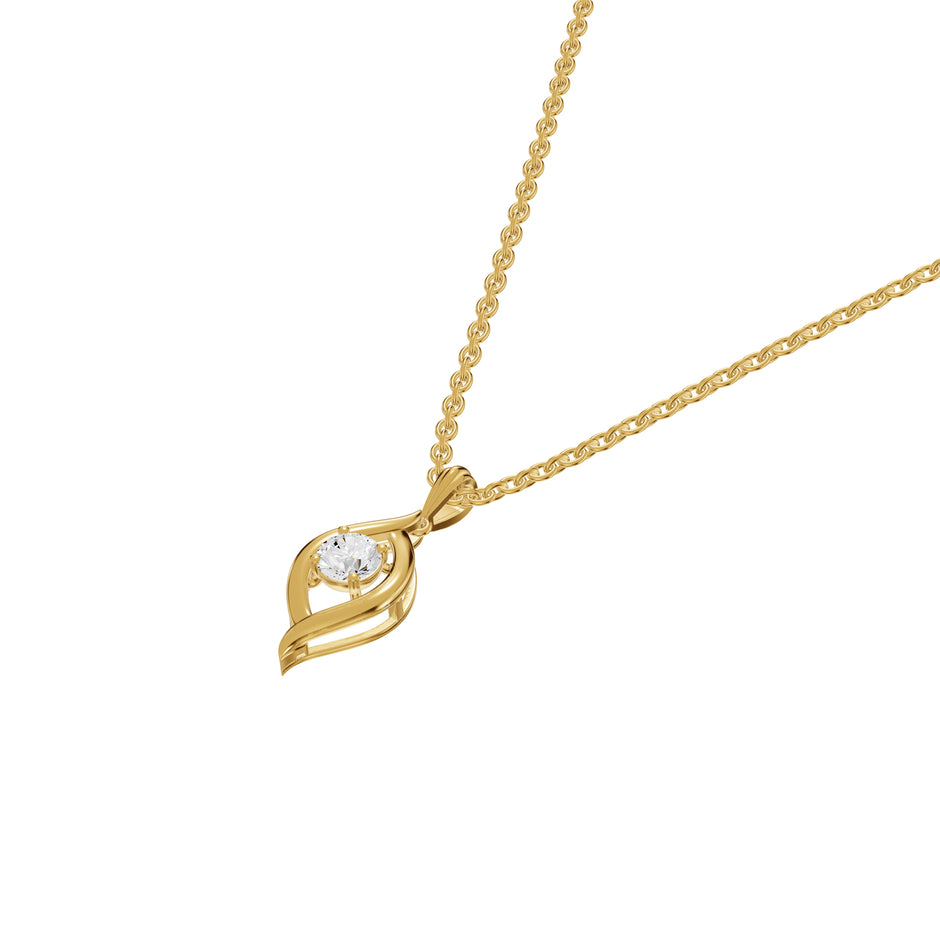 Apple of The Eye Diamond Pendant