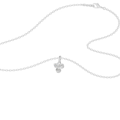 Mini Blossom Round Diamond Pendant