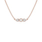 Pointed Pear Solitaire Diamond Chain Necklace