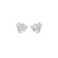 The Trio of Three Diamond Stud Earrings