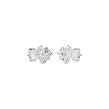 The Trio of Three Diamond Stud Earrings