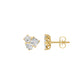 The Trio of Three Diamond Stud Earrings