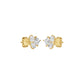 The Trio of Three Diamond Stud Earrings