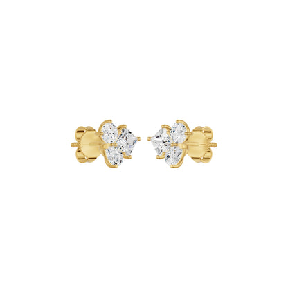 The Trio of Three Diamond Stud Earrings
