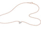 The Trio of Three Diamond Chain Necklace