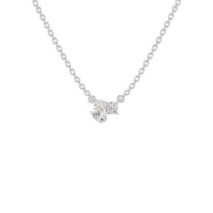 The Trio of Three Diamond Chain Necklace