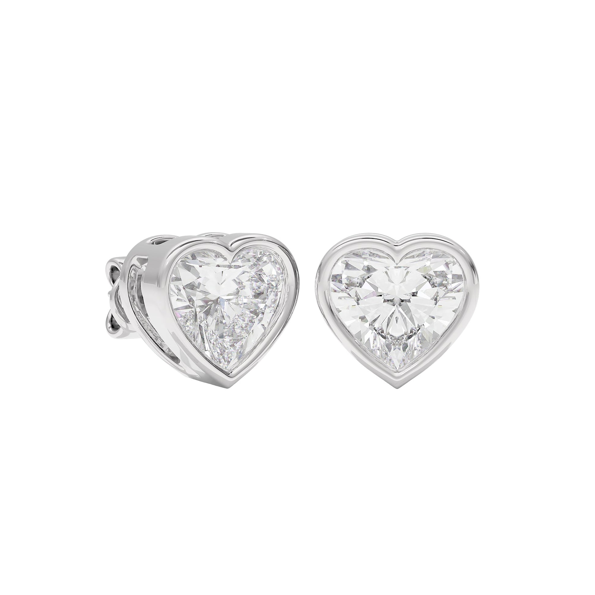 MJ-ER67355 18 KT / White Gold