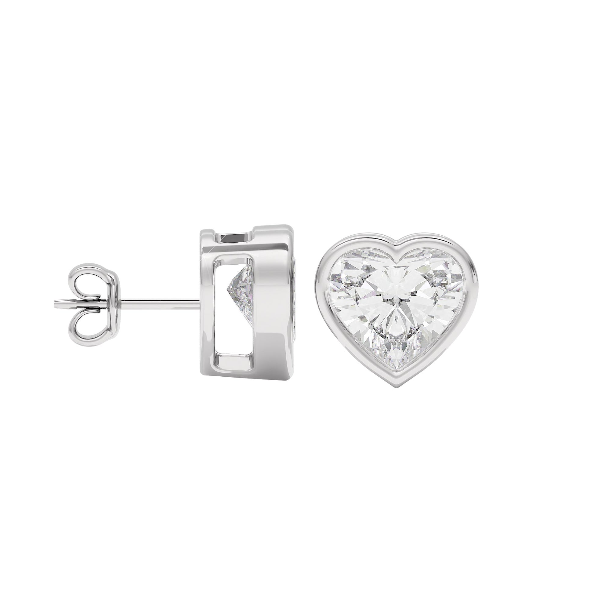 MJ-ER67355 18 KT / White Gold