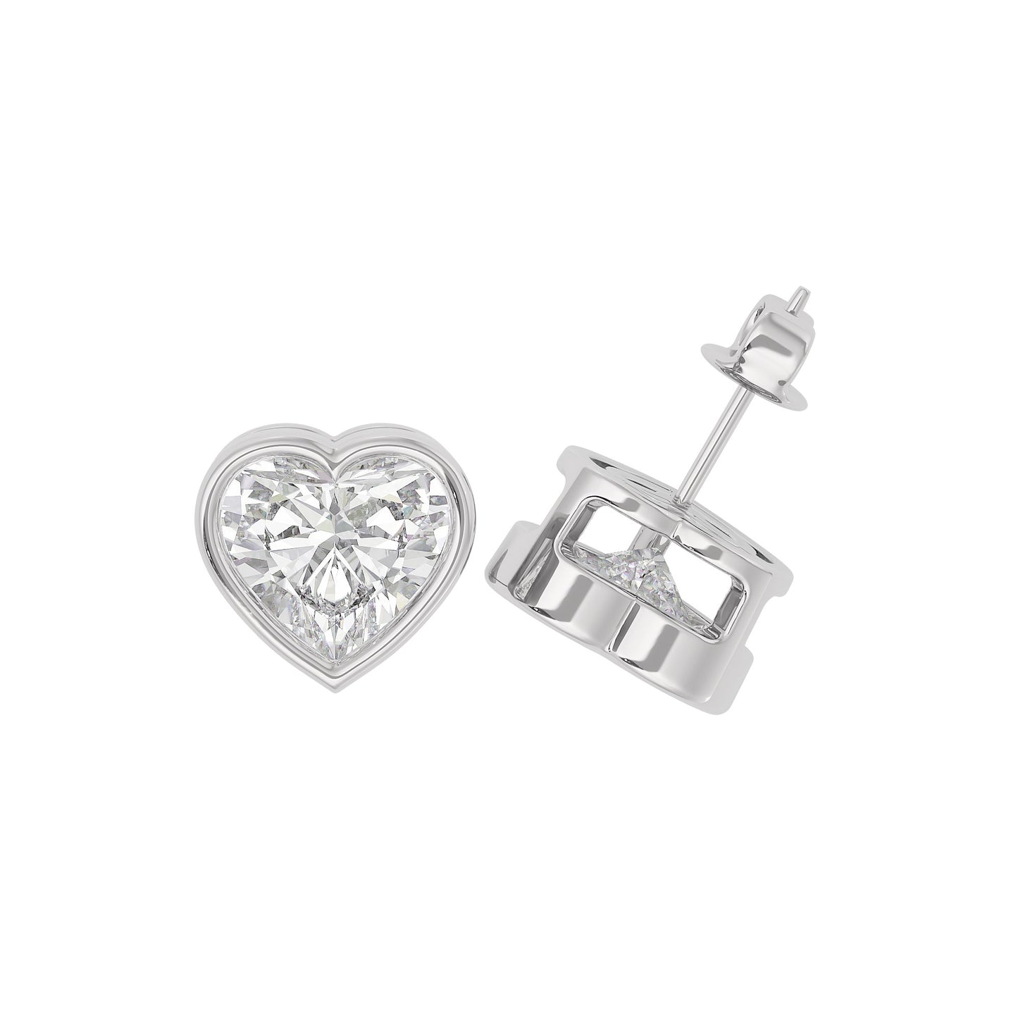 MJ-ER67355 18 KT / White Gold