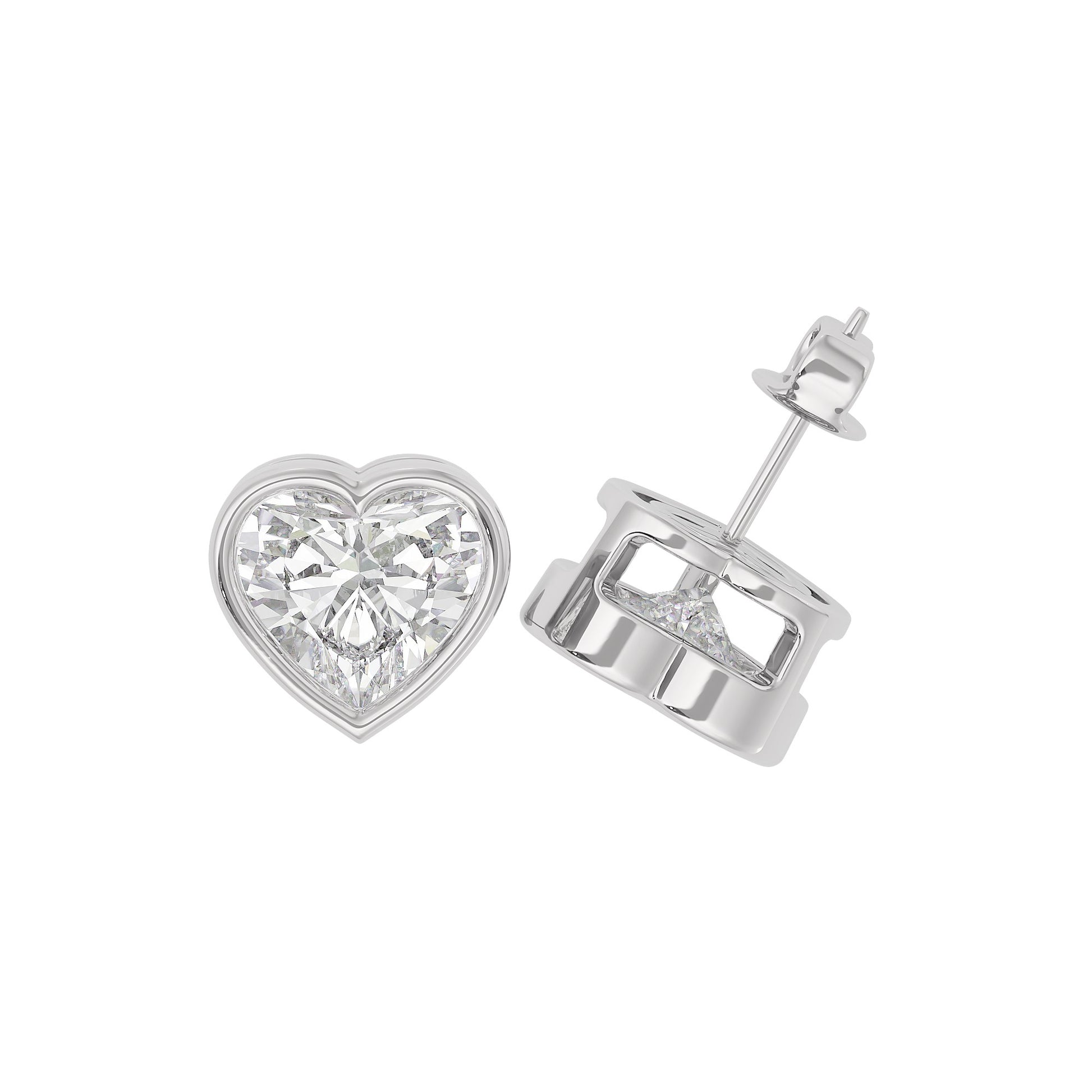 MJ-ER67355 18 KT / White Gold