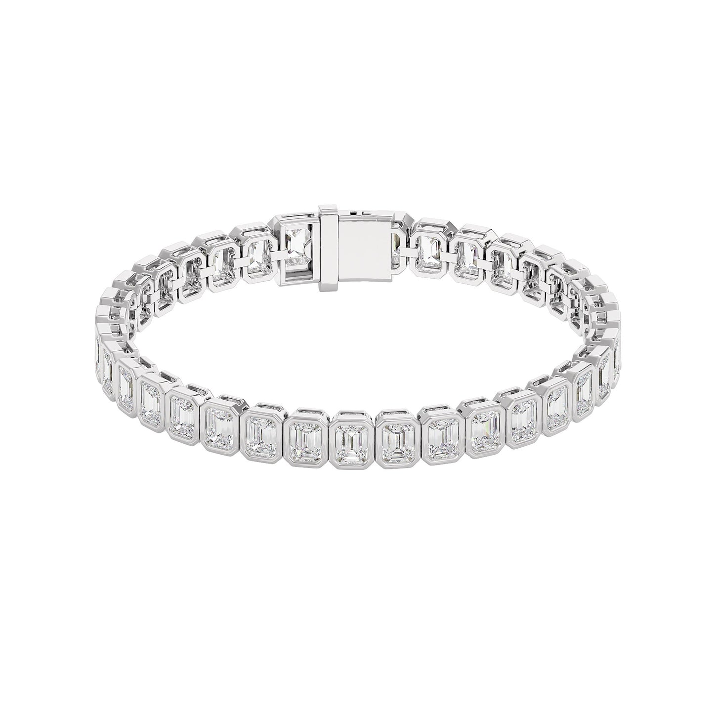MJ-LB61405-4 18 KT / White Gold