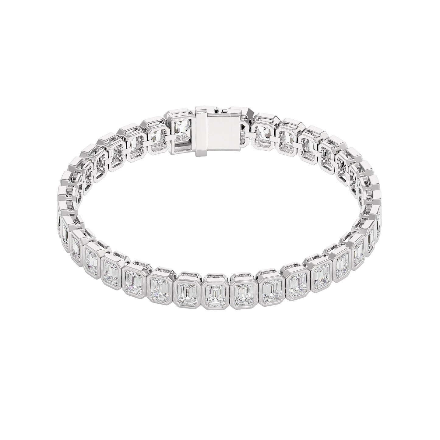 MJ-LB61405-4 18 KT / White Gold