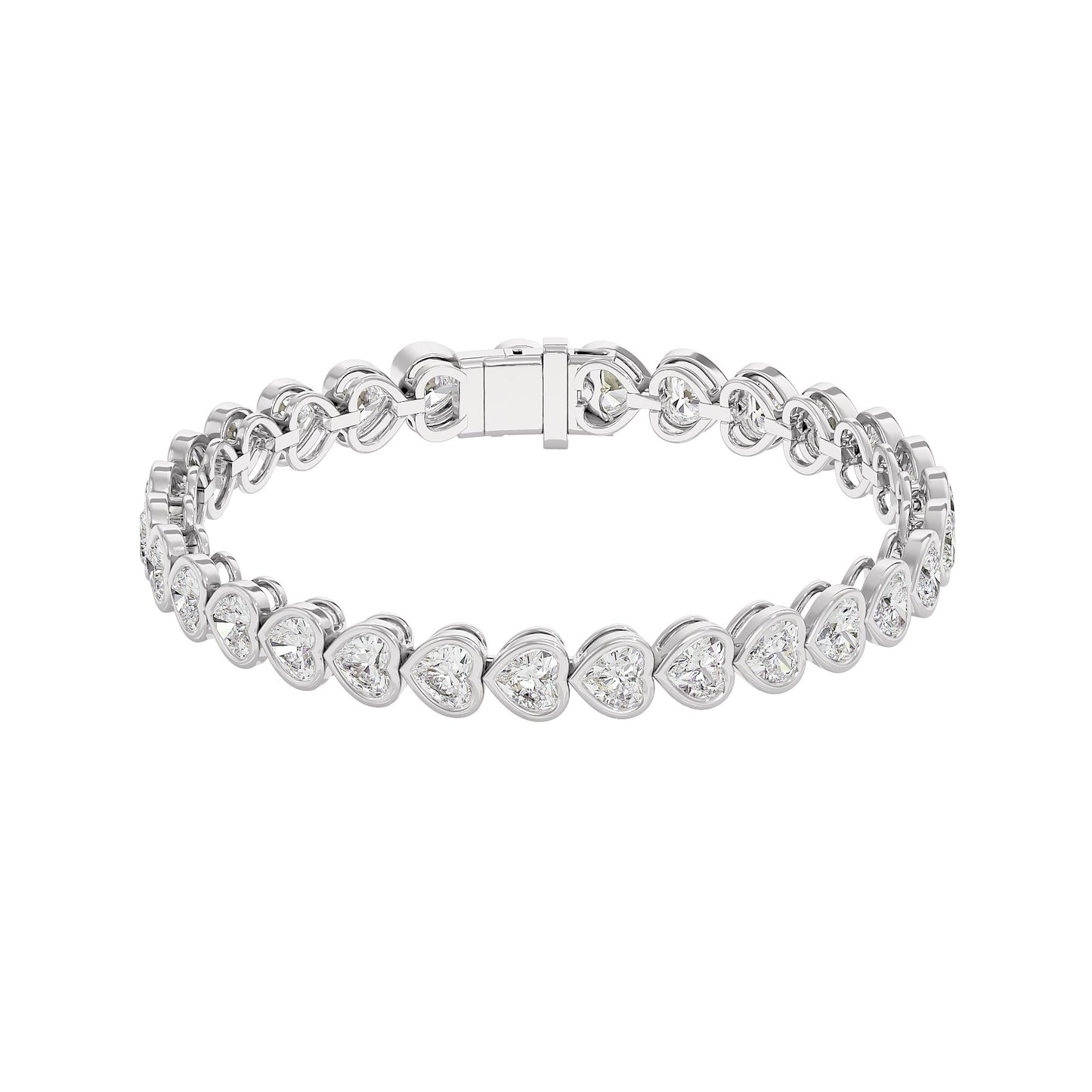 MJ-LB62125-2 18 KT / White Gold